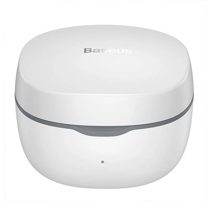 Belaidės ausinės į ausį Baseus WM01 pokalbiams ir muzikai, Bluetooth, USB‑C įkrovimas, 20–20000 Hz, 10 m, balta