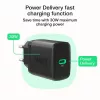 Green Cell PowerSource Solo30 30W Juodas – USB-C vieno prievado įkroviklis