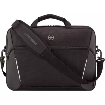 Wenger XE Compact Brief 16 portfelis nešiojamam kompiuteriui su planšetės kišene, juodas