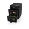 Princess Double Stack Airfryer 182490 | Dvigubi krepšiai 2x5,6 L | 3000 W | Juoda