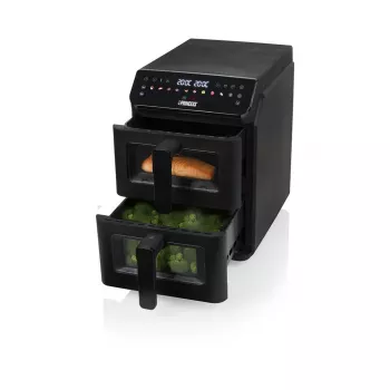 Princess Double Stack Airfryer 182490 | Dvigubi krepšiai 2x5,6 L | 3000 W | Juoda