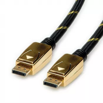DisplayPort kabelis ROLINE 11.04.5922 3 m juodas auksinis