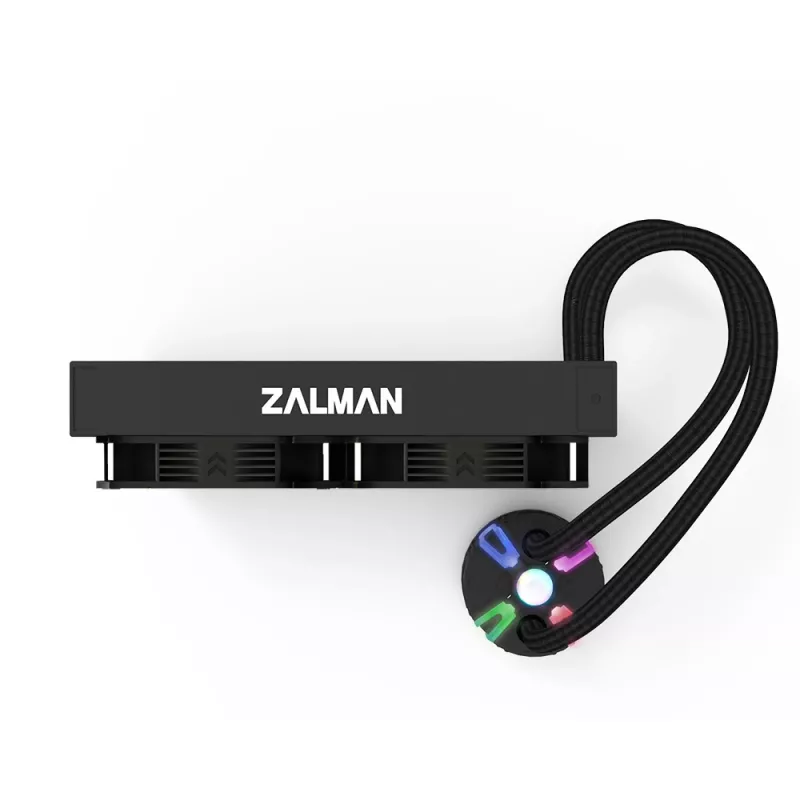 Zalman Reserator5 Z24 ARGB juodas CPU skysčio aušintuvas su 240 mm radiatoriumi ir 2 x 120 mm ventiliatoriais