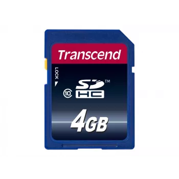 Flash atminties kortelė Transcend 4GB SDHC Class 10 TS4GSDHC10
