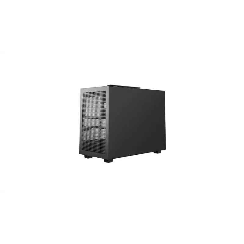 Kompiuterio korpusas DeepCool CH160 PLUS Small Form Factor SFF ATX/mATX, grūdintas stiklas, USB-C, juodas
