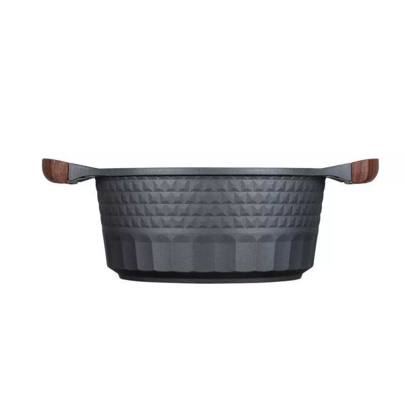 Puodas Resto Kitchenware Capella 2,6 L apvalus juodas medis