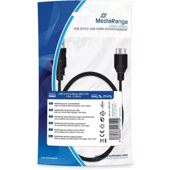 USB ilginimo laidas MediaRange MRCS154 USB 2.0 1,8 m juodas