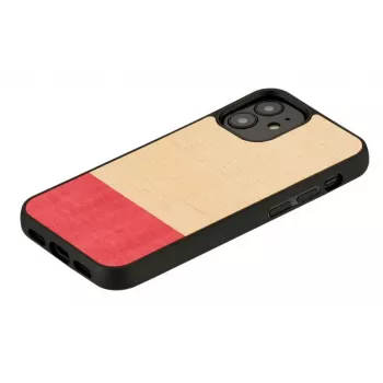 Apsauginis dėklas iPhone 12 mini medinis juodas man and wood