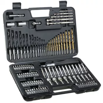 Gręžtų rinkinys DeWALT DT0109-QZ — 109 vnt. mūrui, metalui ir medžiui su dėklu