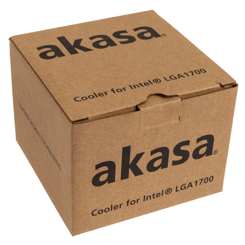 Radiatorius / šilumos šalintuvas Akasa AK-CC6603EP01 9,5 cm Aliuminis Juodas