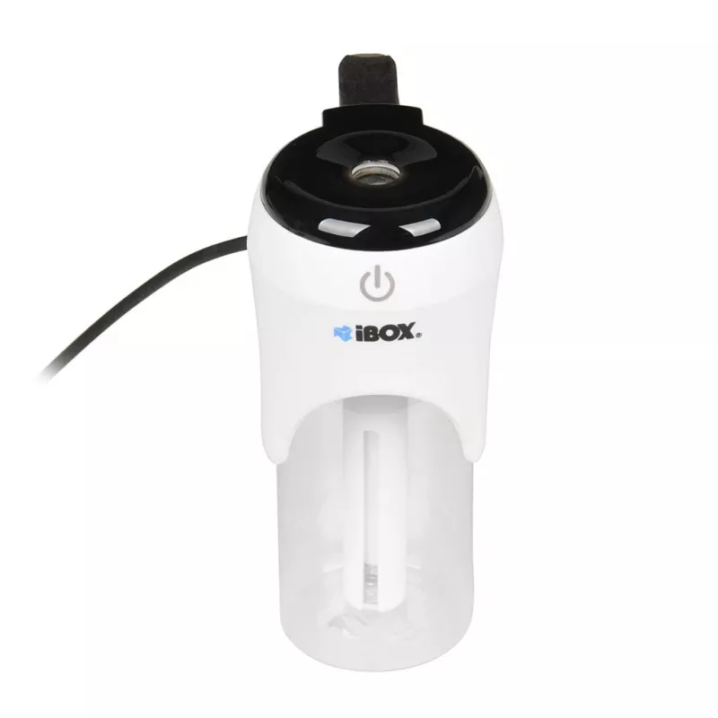 Automobilinis USB įkroviklis su oro drėkintuvu ir aromadifuzoriumi iBox ICCH-01