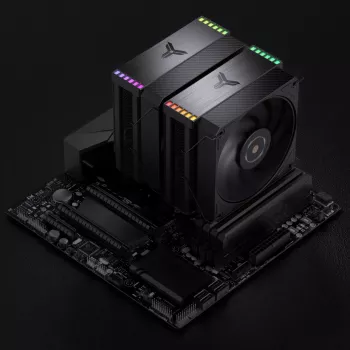 CPU aušintuvas Jonsbo HX6280 PWM RGB 130 mm, juodas
