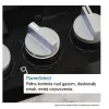 Įmontuojama dujinė kaitlentė Bosch PPP6A2I40, 4 zonos, ketaus grotelės, juoda, 590×520×54 mm, sukamos rankenėlės