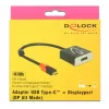 USB-C į DisplayPort adapteris DeLOCK 63312