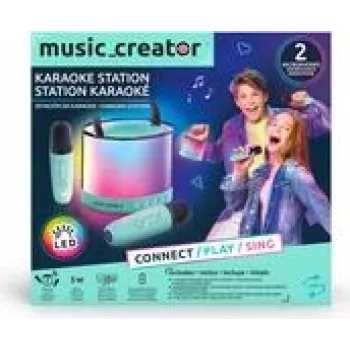Nešiojama mini karaoke stotelė Canal Toys INF044 su Bluetooth ryšiu, baterijomis maitinamas garsiakalbis su mikrofonu