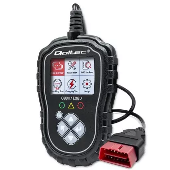 OBDII diagnostikos testeris QOLTEC ProLine 50685 – automobilio OBD-II skaitytuvas 8V/25V sistemoms