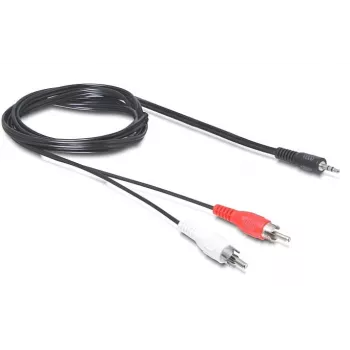 Garso kabelis 3,5 mm / 2 x RCA DeLOCK 84212