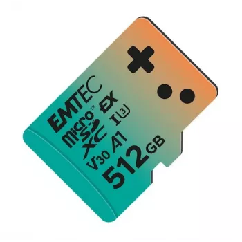 „Emtec“ 512GB UHS-I U3 V30 A1 EXPRESS „Switch 2“ atminties kortelė „microSD“
