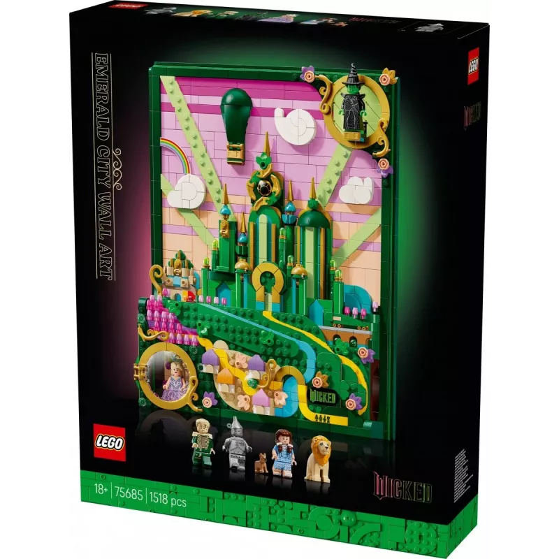 Statybiniai blokeliai Wicked 75685 Obraz Smaragdinis miestas