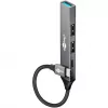Goobay Slim 4 prievadų USB-Hub, USB-C™ į USB-C™/USB-A, USB 3.2 (74459)