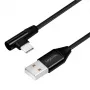 LogiLink CU0137 USB 2.0 laidas, 0,3 m, USB-A į USB-C, juodas