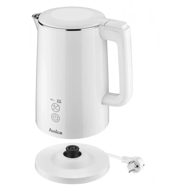 Elektrinis virdulys AMICA 1,5L 2200W Sidabrinis
