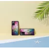 Apsauginis dėklas iKins Samsung Galaxy Note 20 Ultra — vandens gėlių raštas, juodas