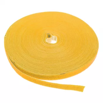 LABEL THE CABLE LTC PRO Roll Strap dvipusis lipnusis diržas, 25 m, geltona