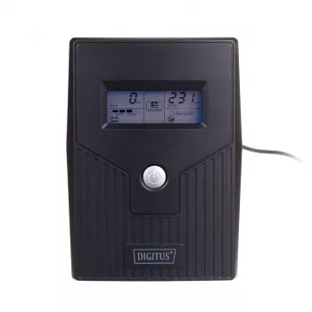 Nepertraukiamo maitinimo šaltinis DIGITUS DN-170063-LCD-B 0,6 kVA (360 W) su LCD ekranu
