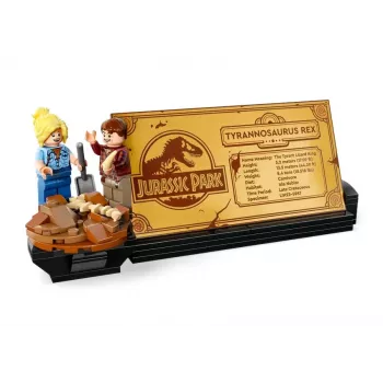 LEGO Dinozaurų Skeletai Tyrannosaurus 76968 konstravimo rinkinys – pastatomas T. rekso griaučių modelis