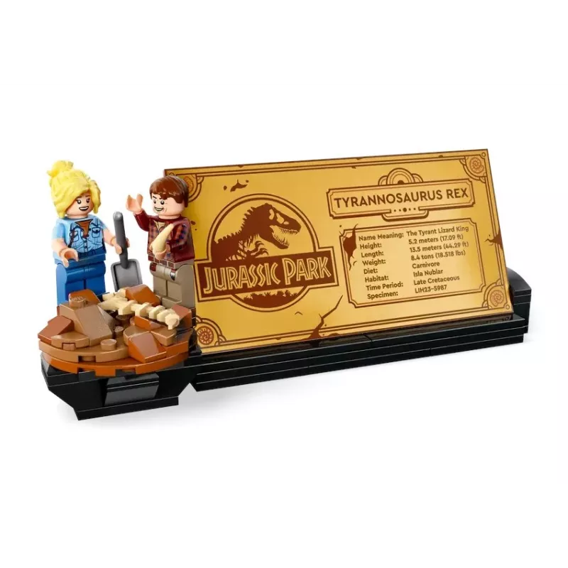 LEGO Dinozaurų Skeletai Tyrannosaurus 76968 konstravimo rinkinys – pastatomas T. rekso griaučių modelis