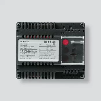 Siedle NG 402-03 durų skambučio modulis – juodas