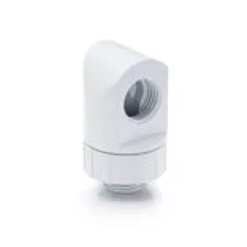 BitsPower Artemis 90° rotacinė jungtis — arktinė balta (BPM-AT90R-WH)