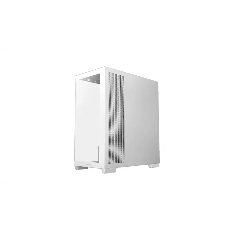 Korpusas DeepCool CG580 4F V2 Midi Tower baltas – ATX, grūdintas stiklas, 3x120mm šoniniai ventiliatoriai, 360mm šoninis radiatorius