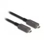 Aktyvus optinis USB-C laidas DeLOCK 84146, 5 m, juodas