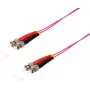 Skaidulinis optinis kabelis InfiniBand ShiverPeaks 77902/4 2 m ST violetinis