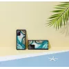 Apsauginis dėklas iKins Samsung Galaxy Note 20 – Aqua Agate dizainas