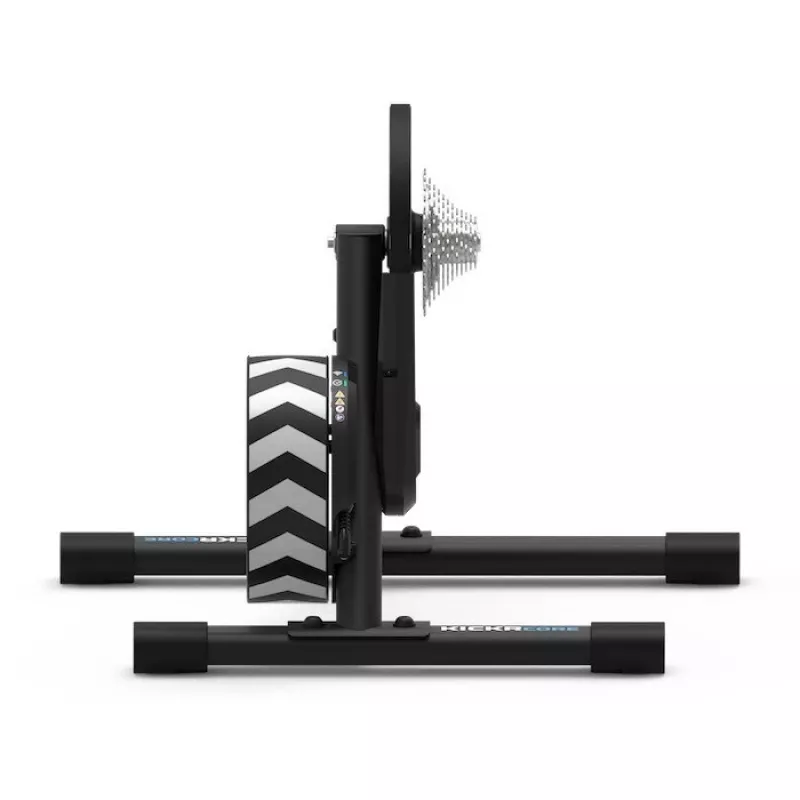 Išmanusis dviračių treniruoklis Wahoo KICKR CORE 2 – magnetinis, diržinė pavara, 1800W, 11 greičių kasetė, Bluetooth/Wi‑Fi/ANT+