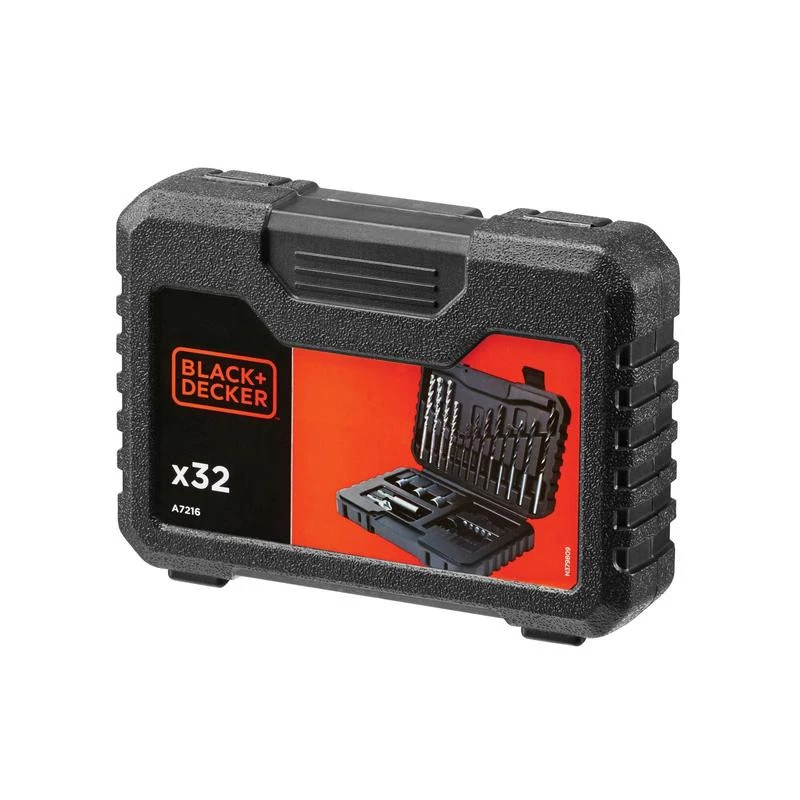 BLACK & DECKER 32 dalių gręžimo ir sukimo rinkinys A7216-XJ