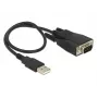 DeLOCK 62958 USB-A prie RS-232 adapteris, juodas