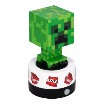 Paladone Minecraft naktinė lemputė su Creeper dizainu ir judesio davikliu