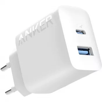 Anker A2348G21 20 W USB‑C sieninis įkroviklis, baltas