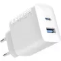 Anker A2348G21 20 W USB‑C sieninis įkroviklis, baltas