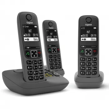 Belaidis analoginis/DECT telefonas Gigaset AE690A su 3 rageliais, Caller ID