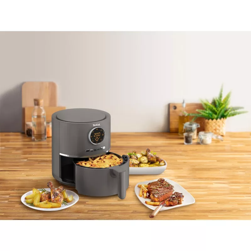 Karšto oro gruzdintuvė Tefal Ultra Fry Digital EY111B, 4,2 L, 1400 W, pilka