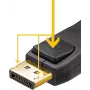 Goobay 64849 DisplayPort kabelis 1 m juodas (64849)