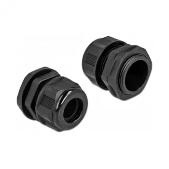 Kabelio įvadas DeLOCK 60367 Juodas Plastikinis 2 vnt.