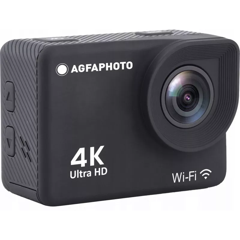 Veiksmo kamera AgfaPhoto Action Cam AC9000BK, 4K, vandeniui atspari, Wi-Fi, lėtas judesys / laiko intervalas