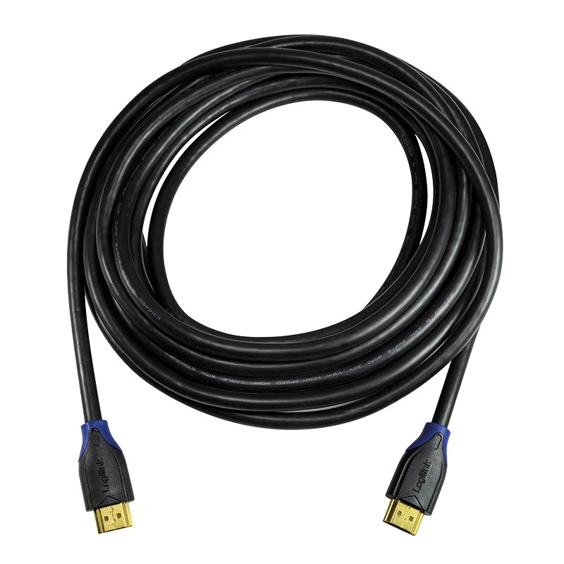 LogiLink CH0067 HDMI laidas 15 m HDMI Type A (Standartinis) Juodas
