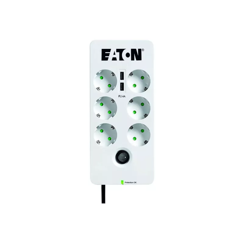 Apsauginė dėžė 6 Tel@ USB DIN Eaton